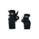 RJX 1pcs Aluminum alloy folding down arm pipe joint 25mm 30mm for plant protection uav RC helicopter spareparts