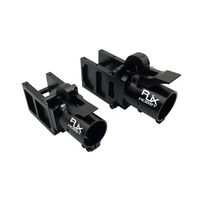 RJX 1pcs Aluminum alloy folding down arm pipe joint 25mm 30mm for plant protection uav RC helicopter spareparts