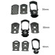 RJX 1PCS 16 / 25 / 30 / 35mm Motor Mount Seat for UAV Hexacopter Multicopter Agricultural Drone