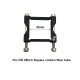 RJX Square Aluminum Tube Clamp for 25mm Square Carbon Fiber Tubes