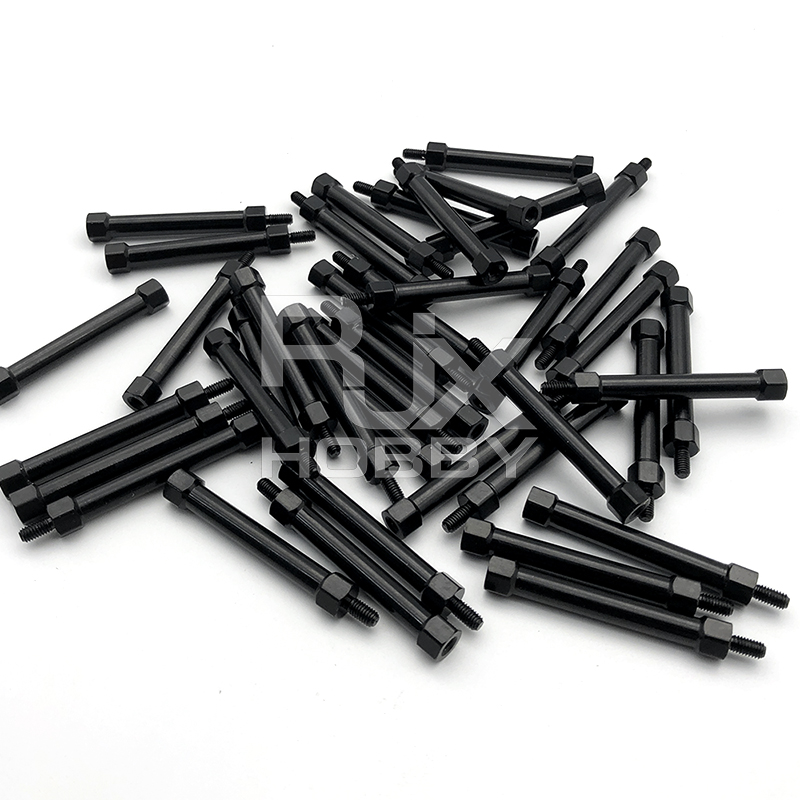 RJX 50pcs Single Head Hexagonal Aluminum Column Screw M3*10-40mm +6mm 