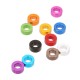 RJX 50pcs M3*6*0.25 / 0.5 / 1.0 / 1.5 / 2.0 / 2.5 / 3.0mm Aluminum Alloy Flat Washer Gasket