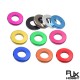 RJX 50pcs M3*6*0.25 / 0.5 / 1.0 / 1.5 / 2.0 / 2.5 / 3.0mm Aluminum Alloy Flat Washer Gasket