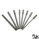 RJX 8pcs 1/4 Inch 6.35mm Length 100mm Torx Head Electric Screwdriver Bits Tip TP8, TP10, TP15, TP20, TP25, TP27, TP30, TP40