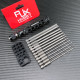 RJXHOBBY 12pcs 1/4Inch 6.35mm Torx Head Electric Screwdriver Bits Tip with handle T5 T6 T7 T8 T9 T10 T15 T20 T25 T27 T30 T40