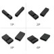 RJX 500pcs DuPont Rubber-shell 2.54mm Spacing DuPont-wire Plug Single Row 1P 2P 3P 4P 5P 6P 7P 8P 9P 10P 12P
