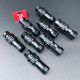 RJX 1PCS 30mm/40mm/50mm Folding Arm Carbon Tube Connector Clip Self-lock Folding Rack Parts for RC Agriculture UAV Drone