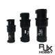 RJX 1PCS 30mm/40mm/50mm Folding Arm Carbon Tube Connector Clip Self-lock Folding Rack Parts for RC Agriculture UAV Drone