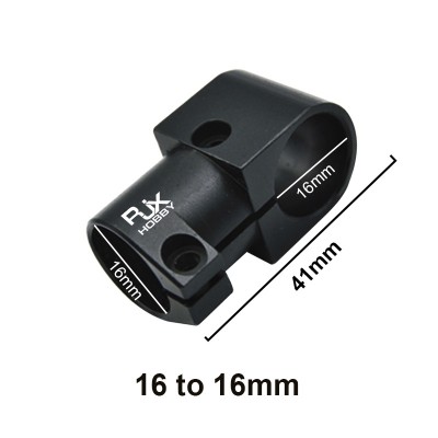 RJX 1pcs 16,20,25,30,40 Landing Gear Aluminum Alloy Tee Tripod Carbon Fiber Tube Connector For Agriculture Drone UAV