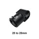 RJX 1pcs 16,20,25,30,40 Landing Gear Aluminum Alloy Tee Tripod Carbon Fiber Tube Connector For Agriculture Drone UAV