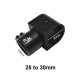 RJX 1pcs 16,20,25,30,40 Landing Gear Aluminum Alloy Tee Tripod Carbon Fiber Tube Connector For Agriculture Drone UAV