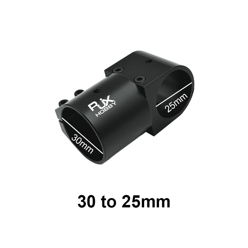 RJX 1pcs 16,20,25,30,40 Landing Gear Aluminum Alloy Tee Tripod Carbon Fiber Tube Connector For Agriculture Drone UAV
