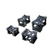 RJXHOBBY 1Sets 12/16/20/22/25/30mm 3K Carbon Fiber Tube Clamp + Motor Mount Fixture Clip Holder Bracket