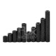 RJXHOBBY 50Pcs M2 Knurled Standoff Aluminum Alloy Anodized Spacer