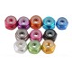 RJX 50pcs M2 M3 M4 M5 M6 Hex Nut Nylon Insert Lock Nut Nyloc Nuts
