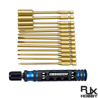 RJX 14in1 Hex Nut Phillips Flat Screwdriverfor RC Car helicopter FPV