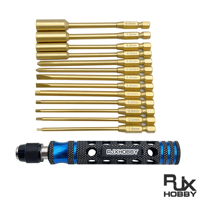 RJX 14in1 Hex Nut Phillips Flat Screwdriverfor RC Car helicopter FPV