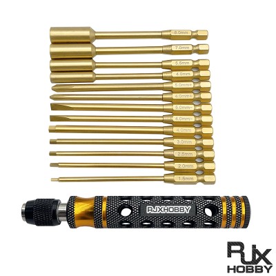 RJX 14in1 Hex Nut Phillips Flat Screwdriverfor RC Car helicopter FPV