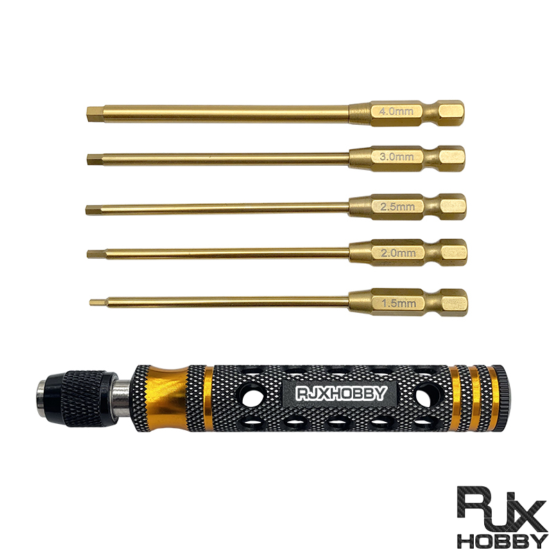 RJX 6.35mm 5 in1 Hex Screwdriver for RC Car helicopter FPV
