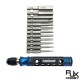 RJXHOBBY 12pcs 1/4 Inch 6.35mm Length 50mm Hex Shank Magnetic Hexagon Screwdriver