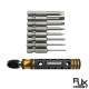 RJX 8pcs 1/4 Inch 6.35mm Length 50mm 1.5 / 2.0 / 2.5 / 3.0 / 4.0 / 4.5 / 5.0 /6.0mm Flat Head Screw driver 