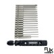 RJX 16pcs 1/4 Inch 6.35mm Length 75mm Phillips Screwdriver PH00 PH0 PH1 PH2
