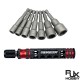 RJX 7pcs 1/4 Inch 6.35mm Length 65mm 6.0 / 7.0 / 8.0 / 9.0 / 10 / 12 / 14mm Nut Drivers
