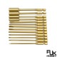 RJX 6.35mm  13pcs  Hex Nut Phillips Flat Screwdriver bits