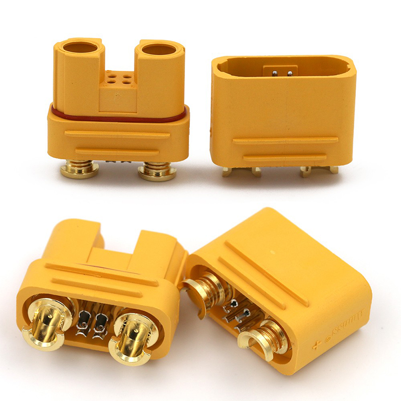 RJX  1pair Amass AS150U Anti-sparking Plug Waterproof Connector with Signal Pin AS150U Male Female Plug