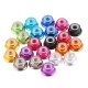 RJX CW CCW 50pcs M4 M5 M6 Lock Nuts Flanged Nylon Insert Aluminum Alloy Self-Locking Nuts