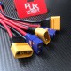 RJXHOBBY 1pcs QS8-S Anti-spark Female to AS150U Anti-fire Male Connector