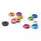 RJX 50pcs M2 M2.5 M3 M4 M5 alum washer for Hex Socket Round Button Head Screws