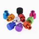 RJX 20pcs M3 M4 M5 M6 Blind Hole Hand Nut Aluminum Knurled Step Thumb Nut