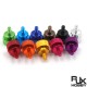 RJX 50pcs M3 M4 M5 6# 32 Aluminum Alloy Computer Case Side Panel Hard Disk Hand Screw Knurling Thumb Screws 