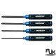 RJXHOBBY upgraded HSS titanized Hex /Nut/ Phillips/ Flat Screwdriver 16 pcs kits