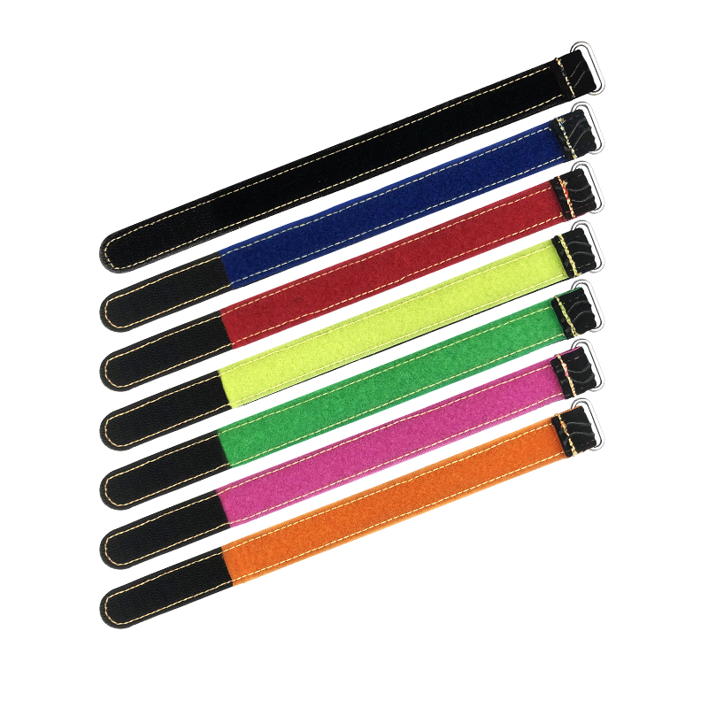 RJXHOBBY 2pcs Kevlar Stitched Non-Slip Silicone Battery Straps(Width: 20mm Length: 180-400mm)
