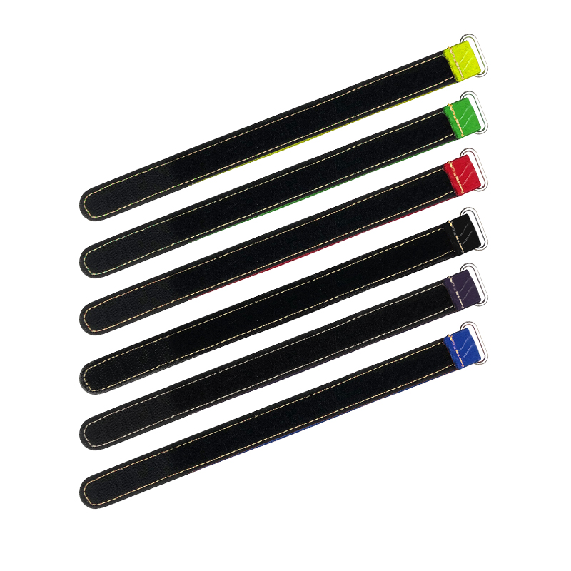 RJXHOBBY 2pcs Kevlar Stitched Non-Slip Silicone Battery Straps(Width: 20mm Length: 180-400mm)