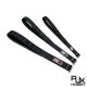 RJXHOBBY 2pcs Kevlar Stitched Non-Slip Silicone Battery Straps( Length: 180-400mm)
