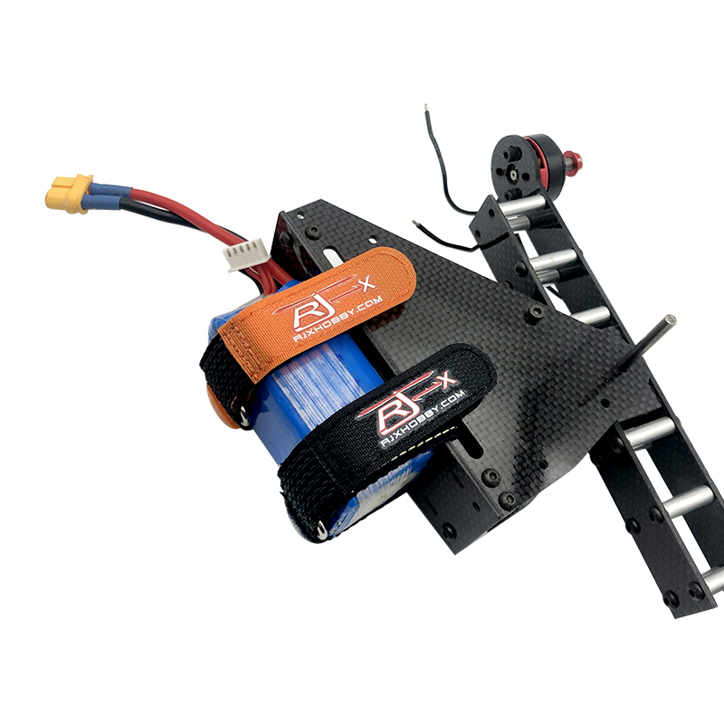 RJXHOBBY 2pcs Kevlar Stitched Non-Slip Silicone Battery Straps(Width: 20mm Length: 180-1000mm)