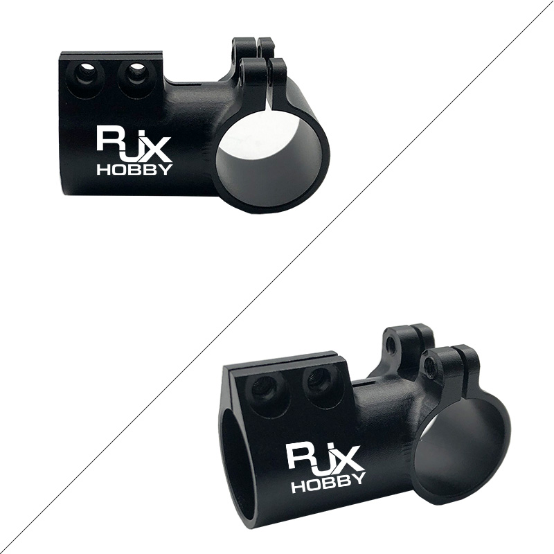 RJXHOBBY 1pcs Landing Gear Aluminum Alloy Tee Tripod 16 18 20 25mm Carbon Fiber Tube Connector For Agriculture Drone UAV