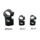 RJXHOBBY 1pcs Landing Gear Aluminum Alloy Tee Tripod 16 18 20 25mm Carbon Fiber Tube Connector For Agriculture Drone UAV