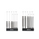 RJX 8pcs S2 1/4 Inch 6.35mm Ball Point Bits Set Screwdriver Bit Ball End Hex Allen Bit wrench Tool