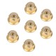 RJX 20pcs M2 M3 M4 M5 M6 M8 Copper Flange Nut 