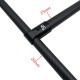 RJX 1pcs Landing Gear Aluminum Alloy Tee Tripod 25 to 20mm Carbon Fiber Tube Connector For Agriculture Drone UAV