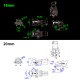 RJX V3 Z16 / Z20 / Z35 / Z40 /Z50 CNC Aluminum Folding down Arm Tube for RC Quadcopter Drone