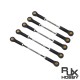 RJXHOBBY 5pcs M3 Adjustable Push Rod & Ball Joint Linkage Set Assembly Servo Connecting Rod for RC Aircraft Boat Part