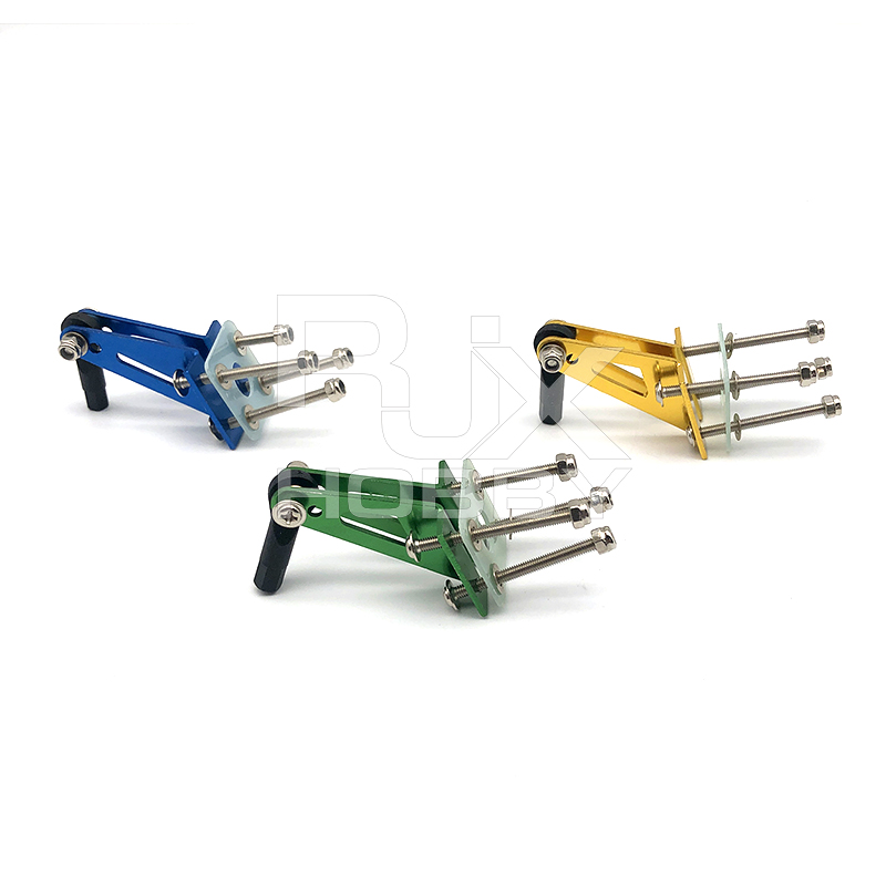 RJX 2 Sets 4-Point Aluminum alloy Servo Arm Horns Rudder angle For RC Remote control aircraft drone Aviation airplane part