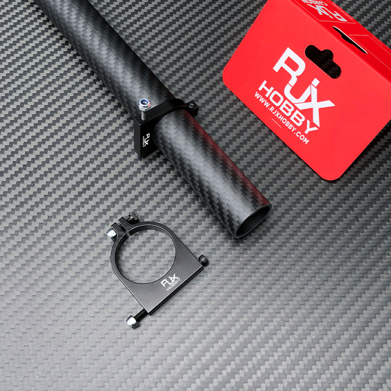 RJXHOBBY 1pcs 25mm 30mm Pipe Clamp Landing Gear Tripod Carbon Fiber Tube Clip Fixed Fixture for RC Plant Agriculture UAV Drone