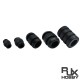 RJXHOBBY 4pcs 8 10 16 20 30mm Multicopter Landing Gear Carbon Tube Replacement Silicone Shock Absorber Damping Ball DIY Parts