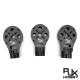RJXHOBBY 1pcs 25/28/30mm CNC Carbon Tube Motor Base Seat Motor Mount Holder Mounting Plate for FPV RC Quadcopter Multicopter